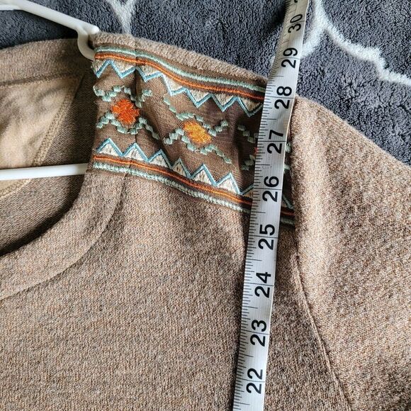 Outback Trading Co Long Sleeve Henley Shirt Size XL Casual Aztec Western Outdoor - Picture 7 of 8